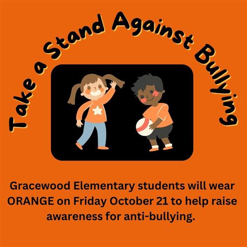 Wear Orange On Friday Oct. 21 to Take a Stand Against Bullying